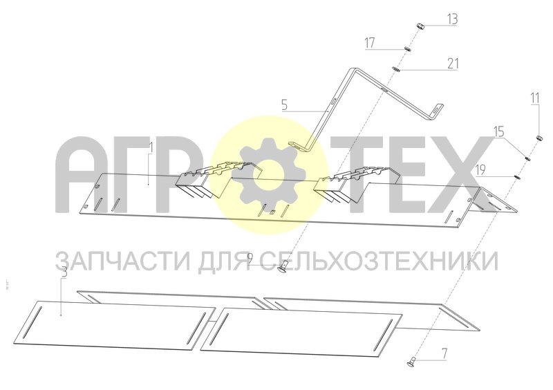 Кожух шнека (181.46.05.010) (№21 на схеме)